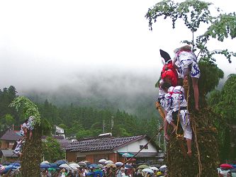 柱松子柴燈神事